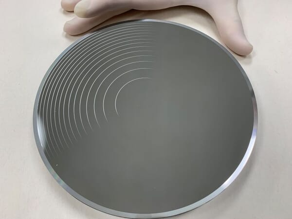 Diamond turned germanium optical component with mirror-finish surface for aerospace defense systems