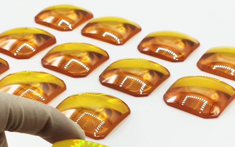 Precision-shaped coated germanium infrared optical component for aerospace and defense applications