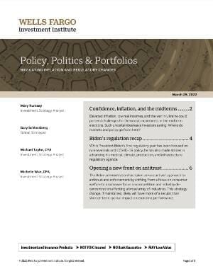 Policy, Politics & Portfolios