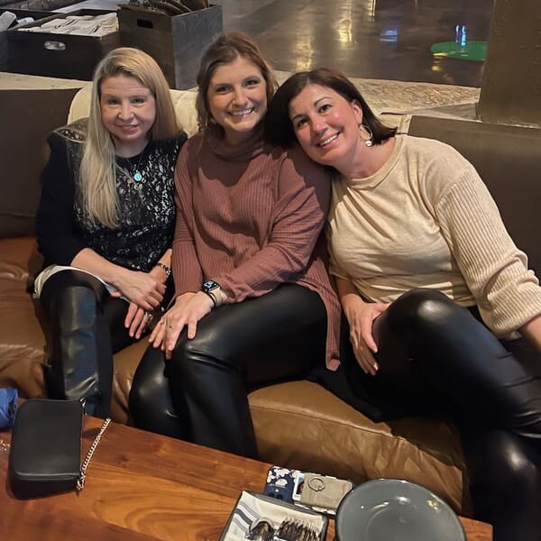 Cahaba Wealth team members at a holiday party
