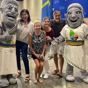 Cahaba Wealth team members attend the 2022 World Games in Birmingham