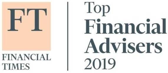 Financial Times Top Financial Advisers 2019 badge