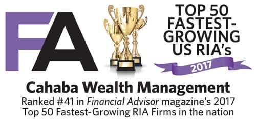 Top 50 Fastest Growing RIA's 2017 badge