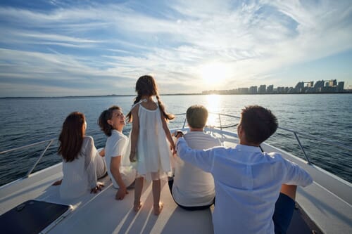 Family sailing