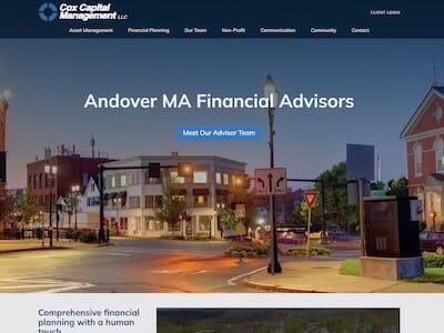 Cox Capital Management website