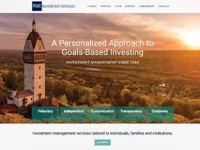 RMC Investment Advisors website