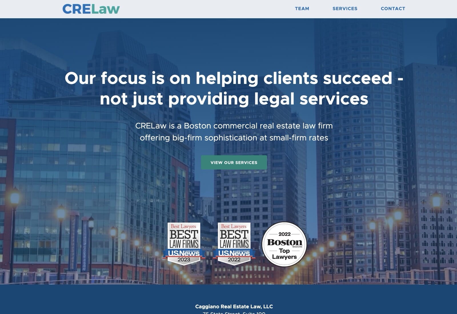 CRELaw website screenshot