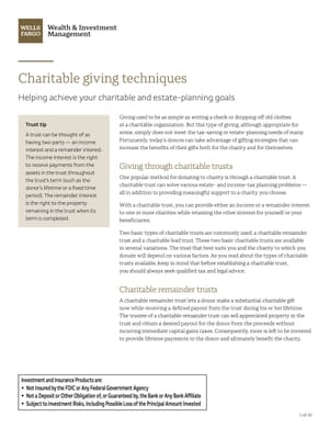 Charitable Giving PDF