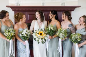 Maine wedding bridesmaids