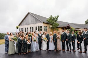 Maine wedding family photo